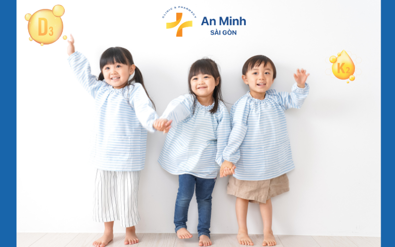 Bổ sung vitamin D3K2 cho trẻ